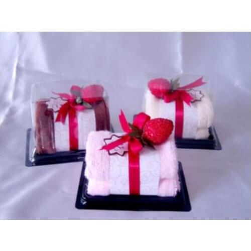 20pcs/lot! 2021 New Creative Cake Towel Fast Drying Face Towel ladies Party Wedding Gifts
