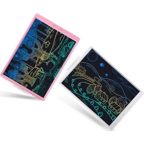 21 Inch Rechargeable LCD Writing Board LCD Light Energy Electronic Blackboard Childrens Intelligent Drawing Board Bright Color