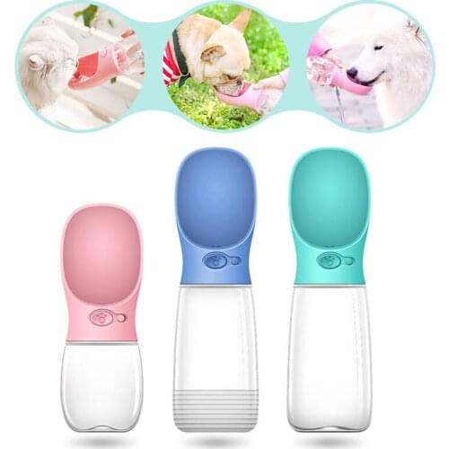 350/550ml Cat Dog Feeding Drinking Bottle Portable Leakage-proof Water Dispenser Puppy Feeder Pet Supplies for Small Large Dog