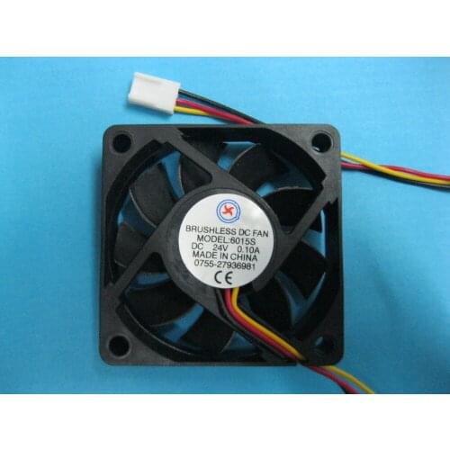 8 Pcs Brushless DC Cooling Fan 24V 6015S 9 Blades 60x60x15mm 3pin sleeve-bearing