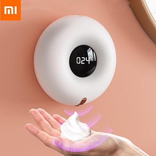 2021 Xiaozhi LED Display Automatic Induction Foaming Hand Washer Sensor Foam Household Infrared Sensor Soap Dispenser Home