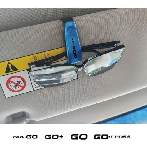 Car Auto Sun Visor Glasses Box Sunglasses Clip For Datsun GO I GO+ I mi-DO on-DO redi-GO Go-Cross car Accessories