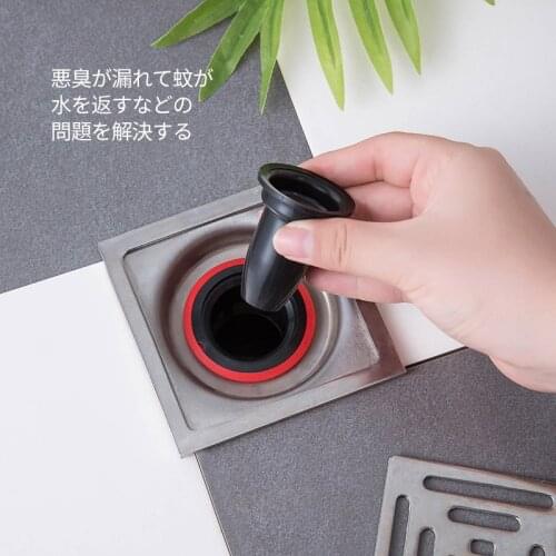 Toilet Deodorant Floor Drain Core Silicone Anti-Blocking Stopper Anti-odor Insect Prevention Strainer Bathroom Sewer Accessories