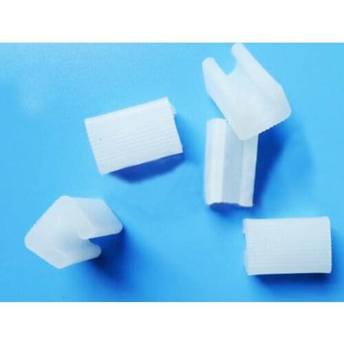 Dia 8mm massage couch bed Folding chair tube feet leg pads,clamping tube cover pad X folding bbq barbecue shelf anti slip