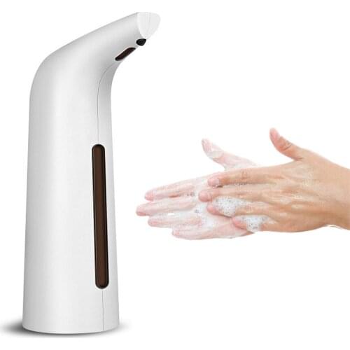 400ml Useful Smart Sensor Touchless Electroplated Sanitizer Dispensador Automatic Liquid Soap Dispenser for Kitchen Bathroom