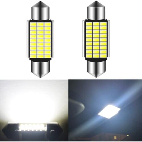 Festoon Car LED Lights C5W 31-36-39-41MM License Plate Lamp DC 12V Auto Dome Light led Interior Room Bulb for Audi BMW VW