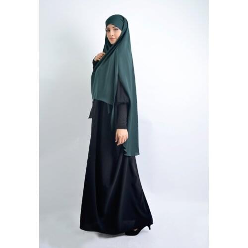 Eid Hooded Muslim Women Hijab Prayer Garment Long Khimar Jilbab Abaya Full Cover Ramadan Gown Abayas Islamic Clothes Niqab