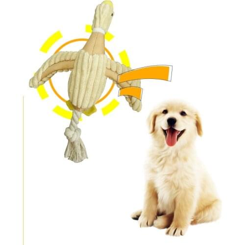 Dayan pet toy voice cut strip plush toy duck cat dog toy special molar