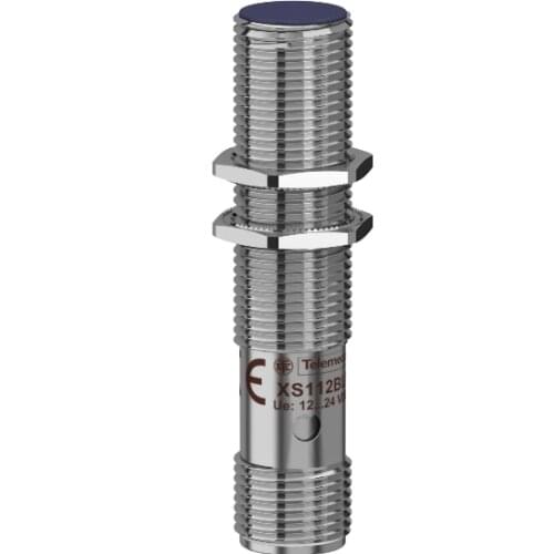 XS112BLPAM12 Inductive sensor XS1 M12 - L55mm - brass - Sn2mm - 12..24VDC - M12