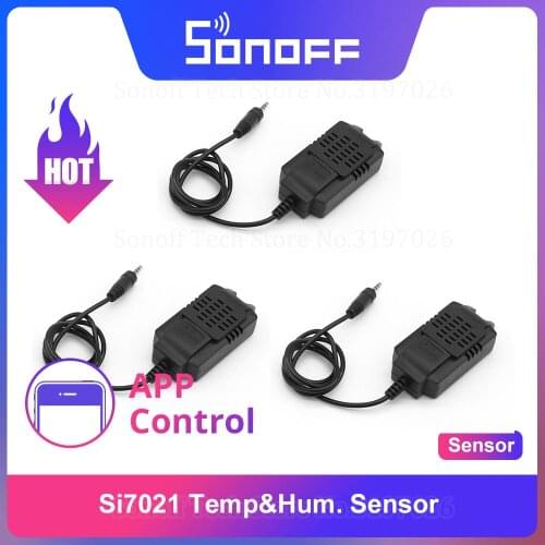 Itead 3PCS Sonoff Si7021 Temperature & Humidity High Accuracy Sensor Module Compatible With Sonoff TH10/TH16 Remote Controller
