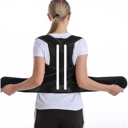 Back Posture Corrector Therapy Corset Spine Support Belt Lumbar Back Support Corset Posture Correction Bandage for Men Women Kid