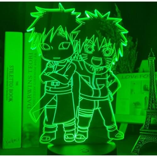 Manga Anime 3D Night Lamp Usb Teen Room Bedroom Desk Light Figure Gift Student Dormitory Decoration