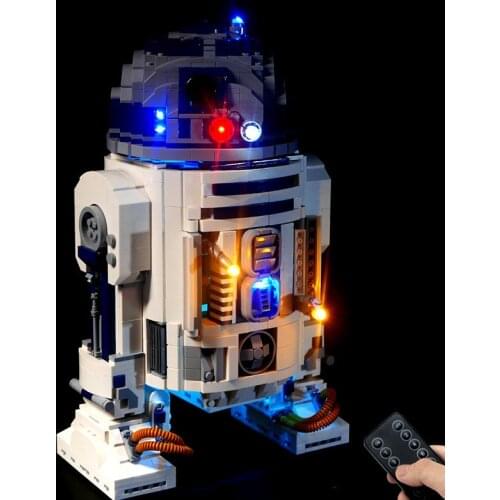 LED Lighting Up Kit For Lego 75308 Compatible With Robot R2-D2 Toys Building Blocks Model (Only Light Not Model)