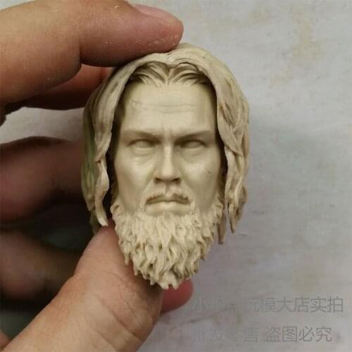 1/6 Leonardo DiCaprio Unpainted Head for 12''Action Figures Bodies