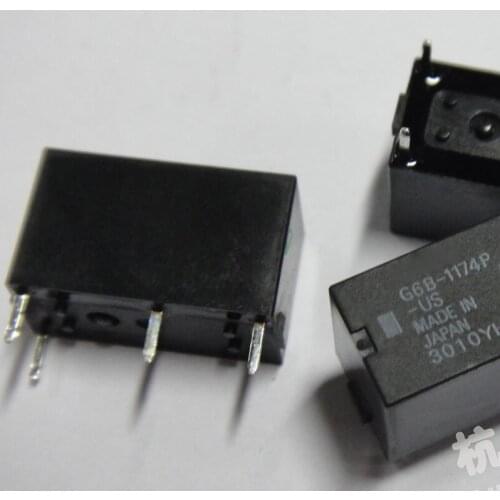 New 5Pcs/lot relay G6B-1174P-US-DC3V G6B-1174P-US-3VDC G6B-1174P-US 3VDC 8A 4Pin