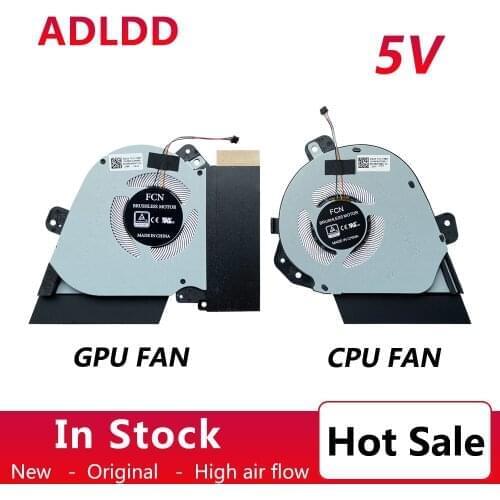 New laptop cpu gpu cooling fan cooler radiator for ASUS ROG GU502DU GA502DU DFS5K1211549IP DFS5K12304363C