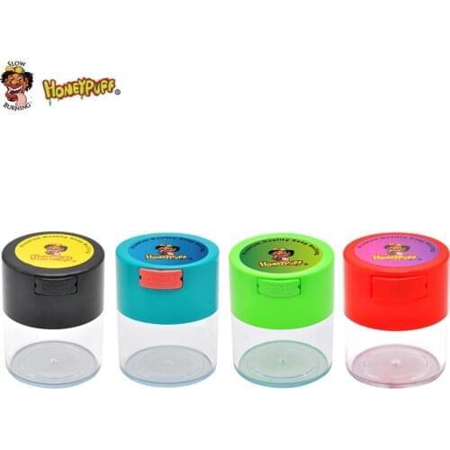 HONEYPUFF portable acrylic sealed multi-purpose storage container, storage box for dry coffee, tobacco and herbal medicine