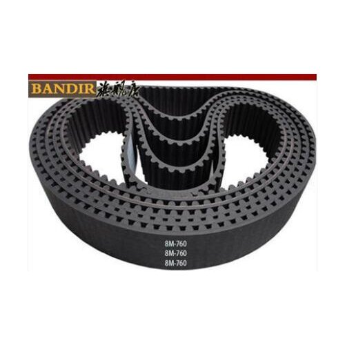 High quality HTD 8M 760 width 10-15mm Timing belt length 760mm width 10mm 15mm pitch 8mm teeth 95 Rubber HTD8M S8M Timing belts