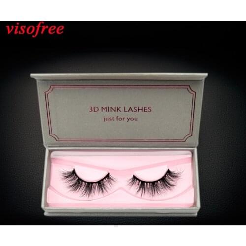 Visofree Eyelashes Makeup Mink eyelashes Handmade Full Strip Lashes Natural Long 3D Mink Lashes Cruelty-free False Eyelashes E10