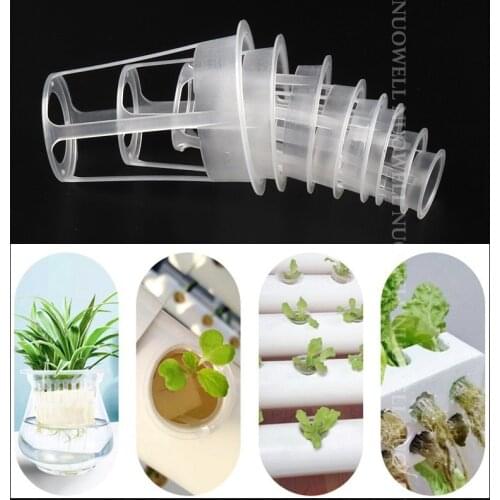 200pcs Hydroponic Basket Garden Vegetable Soilless Planting Root Fixator Mesh Pot Hydroponic Aeroponic Planting Nursery Cup