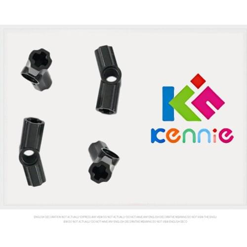 200pcs/lot Kennie DIY MOC Building Blocks Blocks Accessories Cross Shaft Connectors 32016 Black 3# Cross Shaft Connections