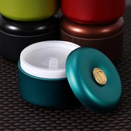 5Pcs Double Cover Jar Tins Cans Metal Candy Case Airtight Coffee Tea Container Dust Storage Pots Organizer Tools DIY Candle Jars