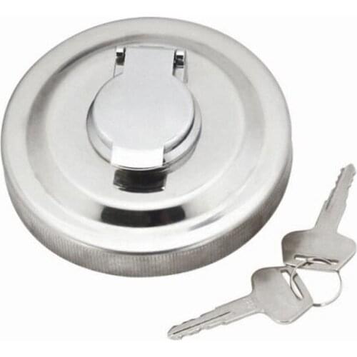 For KOMATSU PC60/120/160/200/220/240 Excavator Accessories Stainless steel diesel fuel tank cap