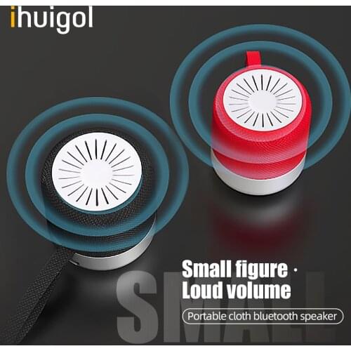 Ihuigol Portable TWS Bluetooth Speaker Home Offices Outdoor Loudspeaker Mini Wireless Stereo Music Surround Bass Speakers Column