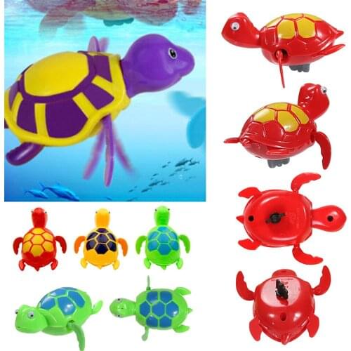 Kids Toys New Bath toys for children Funny Toys Swimming Chain Turtle Baby Bath Toys Newborn Gift water toys