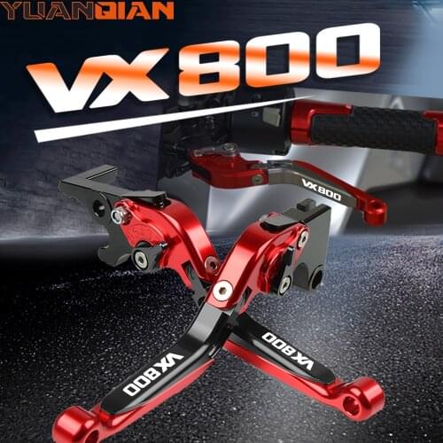 For SUZUKI VX 800 Motorcycle Accessories Extendable Folding Adjustable CNC Brake Clutch Levers Handle lever VX800 L/M/N/R/TVS51B