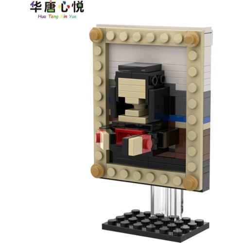 MOC City Paintings Ornaments Model Toys Assembly Suitable For Children Educational Building Blocks Simple Stylish Gifts Cities