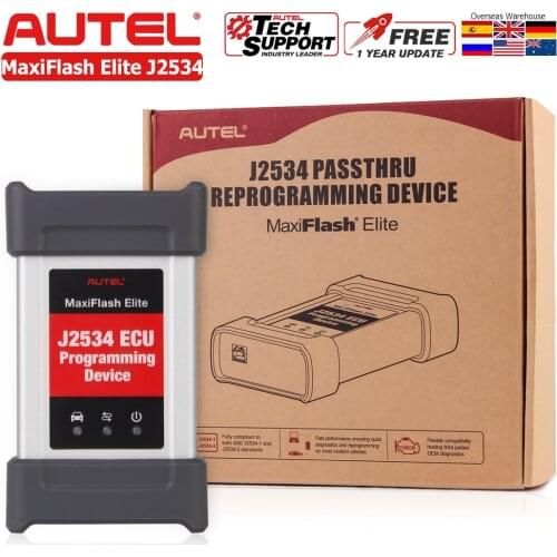Autel ECU programming Tool MaxiFlash Elite J2534 work with Autel MaxiCOM MK908P MS908P MK908 MaxiSys MS908S Pro Original