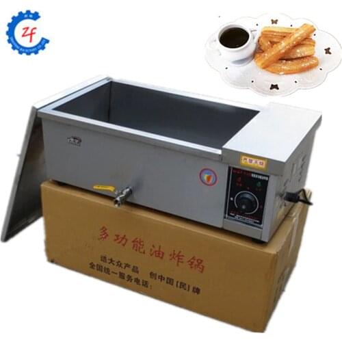 Commercial deep fryer electric stainless steel spiral potato fryer 12L ZF
