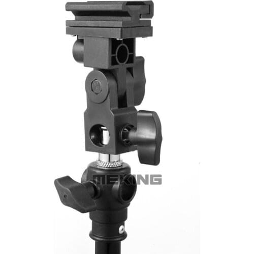 Flash Bracket B Shoe Umbrella Holder Swivel Light Stand for Ca@on/Yongnuo/Nik@n