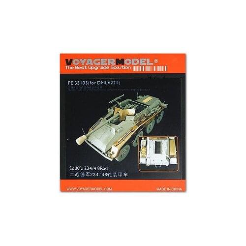 KNL HOBBY Voyager Model PE35103 Sd.Kfz.234 / 4 wheeled tank destroyer upgrade metal etching parts
