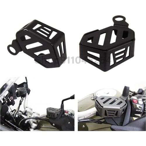 Motorcycle Front Brake Fluid Reservoir Guard Protector Oil Cup Cover Accessories Fit For BMW R1200 GS R 1200 GS ADV 2013-2018