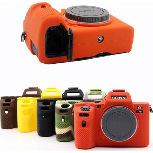 Soft Silicone Camera case for Sony A7 II A7II A7RII A7R Mark 2 A7SII A7RM2 Rubber Protective Body Cover Case shell Skin