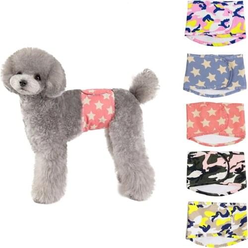 Pet Underwear Female And Male Dog Shorts Waterproof Puppy Physiological Pants Diaper For Small Meidium Girl Dogs Pet Supplies