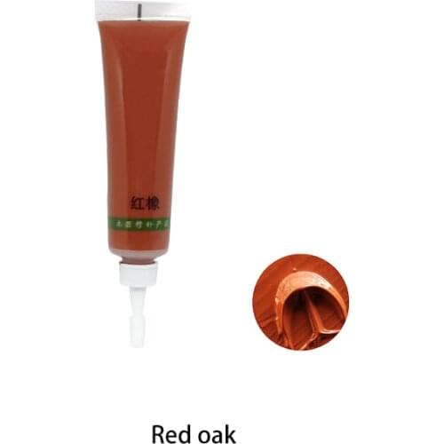 Red Oak Furniture Refinishing Wood Door Floor Furniture Repair Cream Paint Wood Pothole Scratch Repair Material Free Shipping
