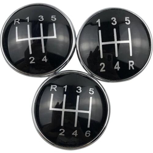 Gear Shift Knob Stick Cover Emblem Cap For Audi A3 S3 8L 2000-2003 A4 S4 B6 B7 A6 C6 VW Passat B5 3BG B6 B7 CC Golf 4 MK4 Bora
