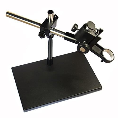 HAYEAR Industrial Microscope Camera Wide Table Stand 50mm Gear Ring Holder 5cm Big Work Platform Arm Holder Up Down Forward Adju