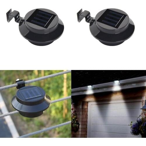 LED Solar Light Energy Saving Fence Solar Lamp 3LED Outdoor Waterproof Solar Garden Light Yard Sunlight Landscape lights