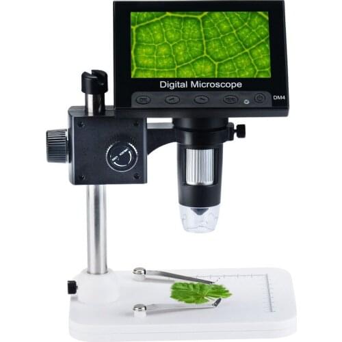 Magnification 1000X 4.3" Portable Repair Soldering Helping Hand Microscope LED Illuminated Digital Magnifier Stereo Microscope