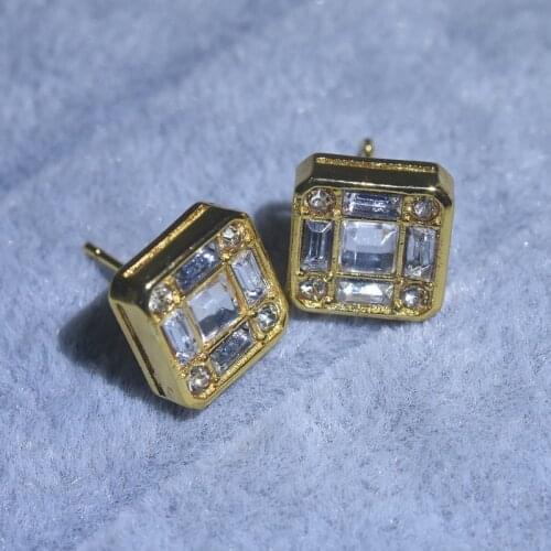 MENGYI Luxury Cut Zirconia Earrings Fashion 9 2 5 Earrings Vintage Stud Earrings For Women Korean Jewelry Multiple Options