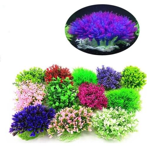 1PC Simulation Water Grass Plastic Plants Landscape Ornaments For Fish Tank Aquarium Decoration Accessories
