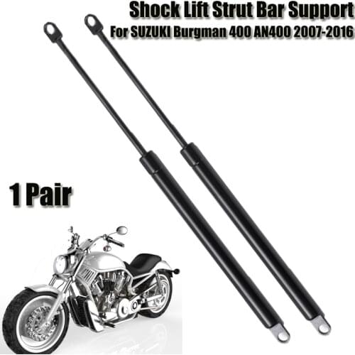 2Pcs 345mm Motorcycle Seat Regulator Gas Pillar Shock Lift Strut Struts Support Bar Rod For Suzuki Burgman 400 AN400 2007-2016