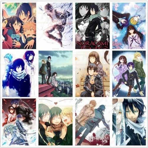 5D diy diamond painting Noragami Yato Yukine animation diamond embroidery cross stitch kit mosaic wall artist home decoration