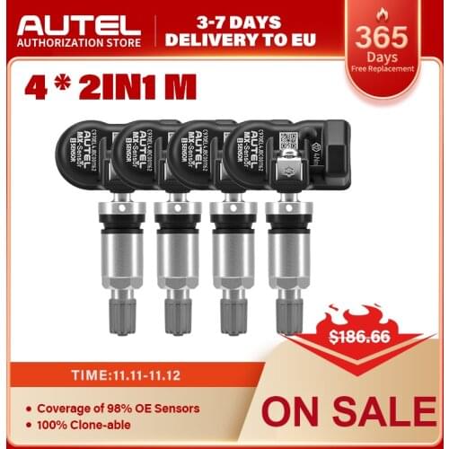 Autel TPMS Mx-Sensor 315MHz 433MHz Sensor Tire Repair Tools Car Accessories Clone-able Programmable Sensors