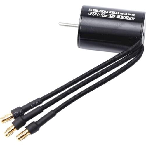 RC 2435 Sensorless Brushless Motor 4P Sensorless Brushless Motor for 1/16 1/18 RC Car Off Road Truck