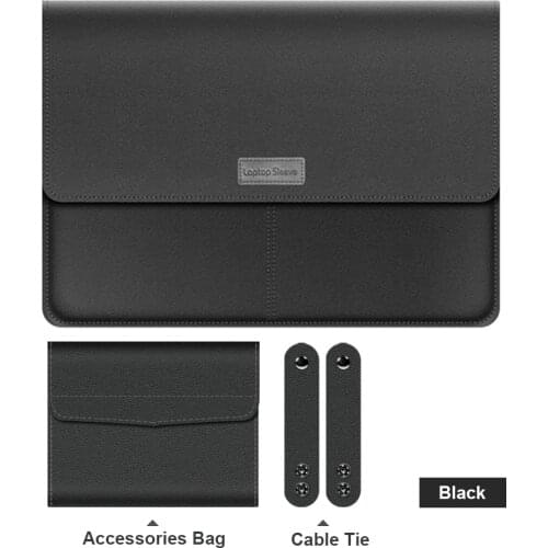 Laptop Sleeve Bag Case For Macbook Air Pro 13 M1 15 16 2020 Waterproof Pu Leather Notebook Cover For Huawei Lenovo HP ASUS Case